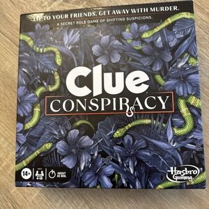 Clue Conspiracy Mystery Solving Deduction Strategy Board Game